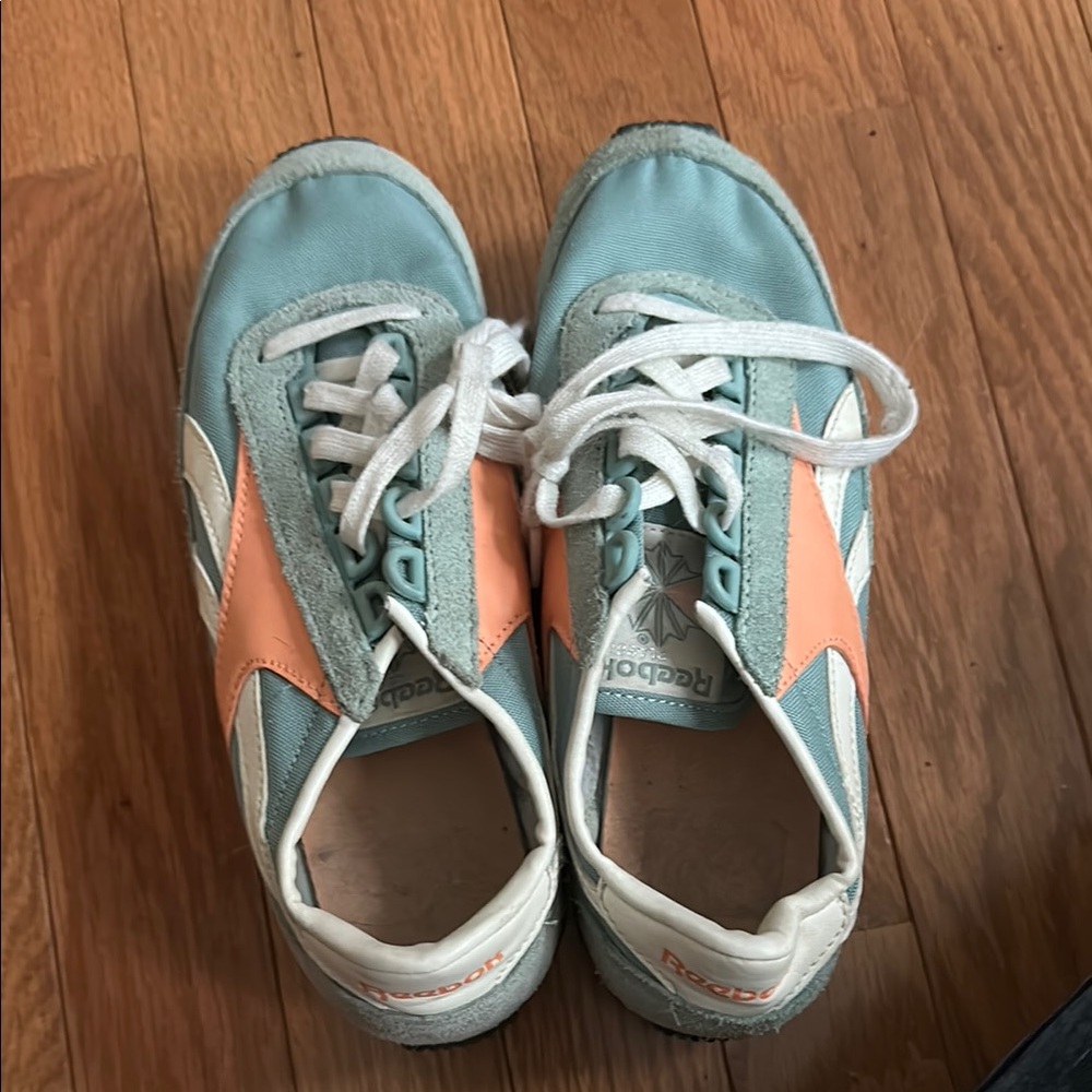 Reebok Kids' Blue and Orange Sneakers